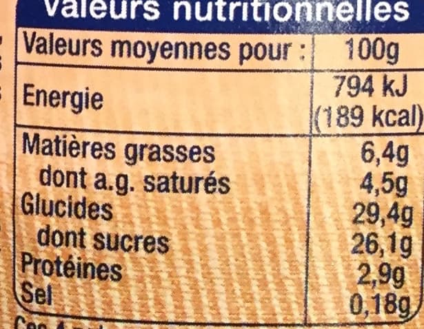 Auchan Mousse à la crème de Marrons packshot