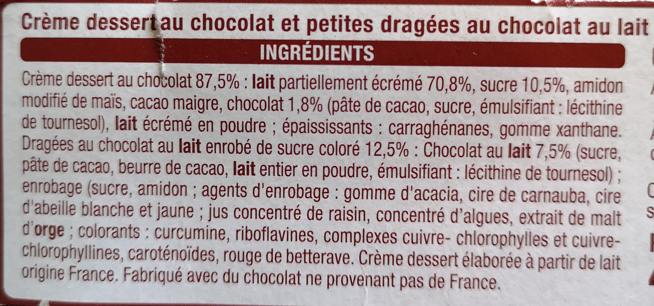 Auchan Choco color packshot