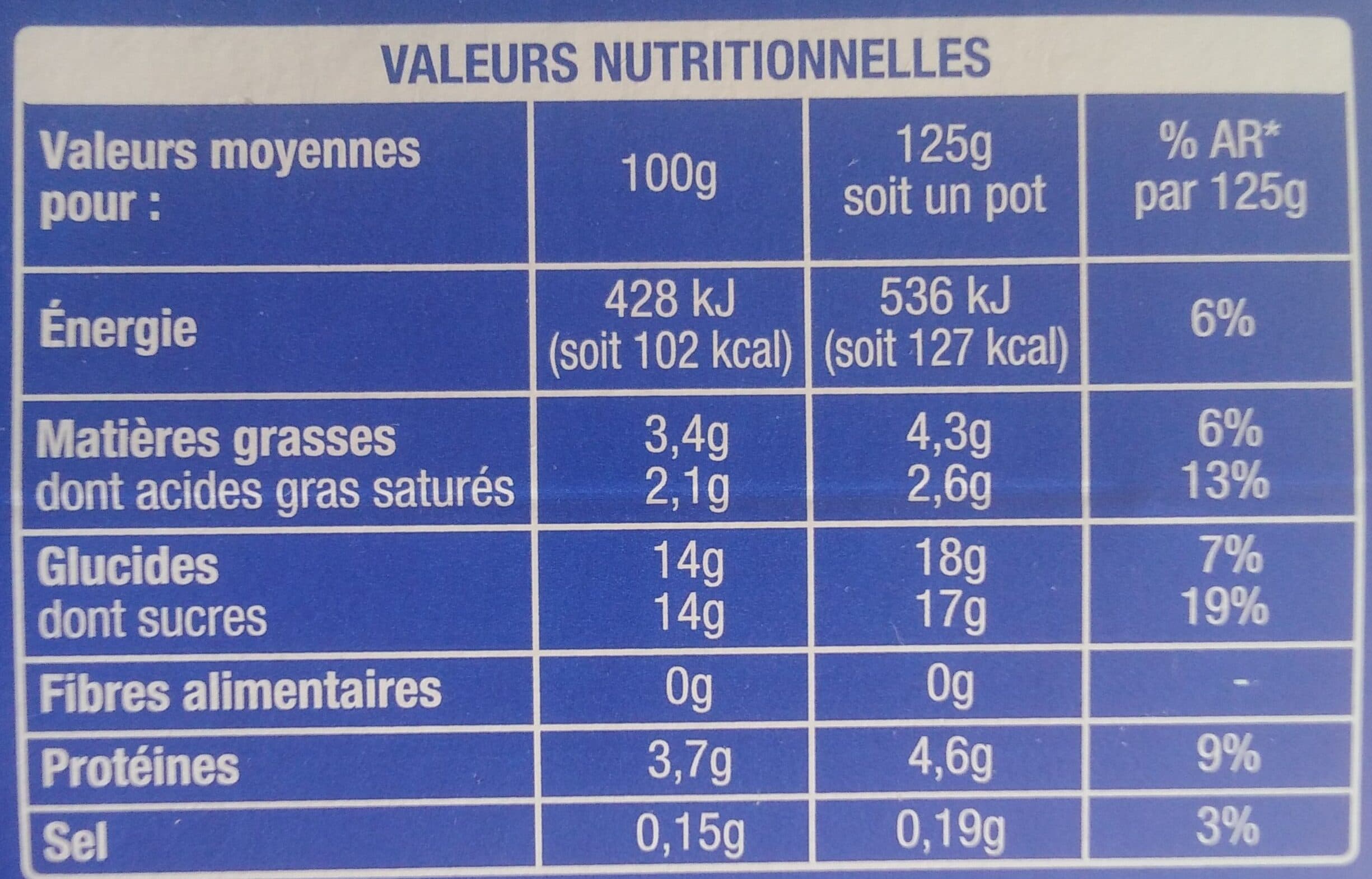 Auchan Les Crémeux avec morceaux6 saveurs : Cassis - Cerise - Pêche - Fraise - Ananas - Abricot packshot