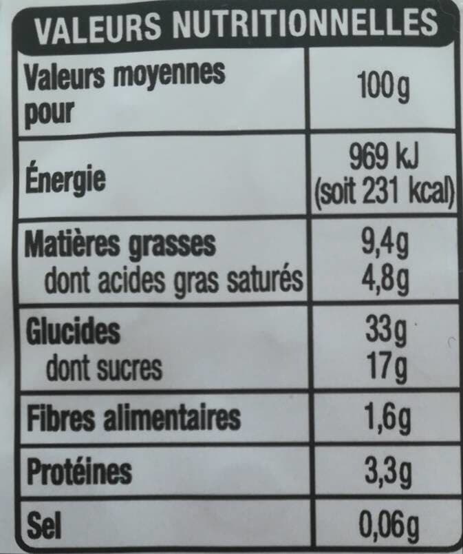 Auchan Tarte Normande packshot