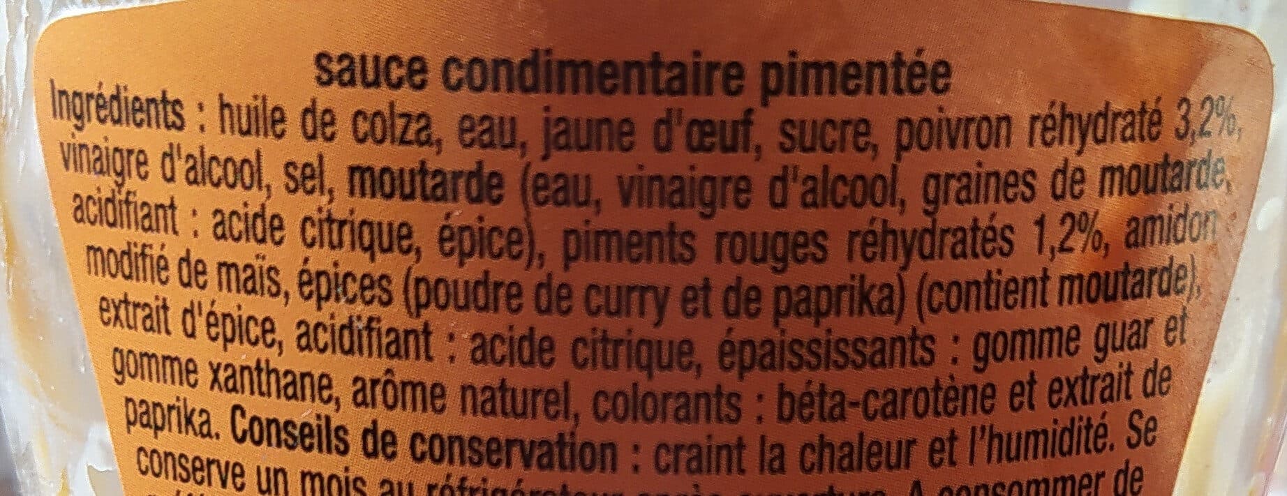 Auchan Sauce samouraï packshot