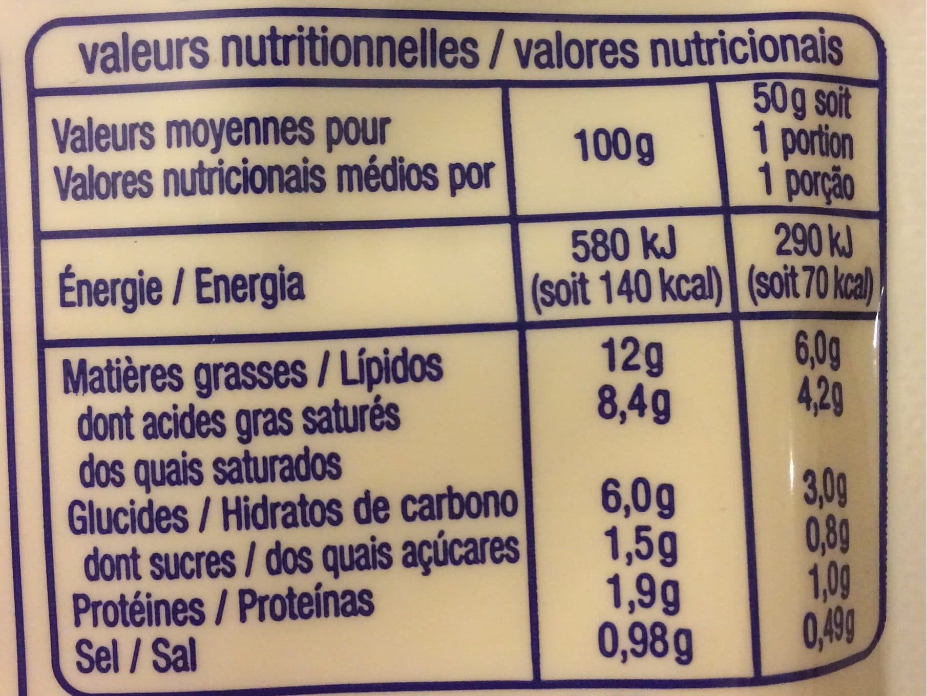 Auchan Sauce Hollandaise packshot