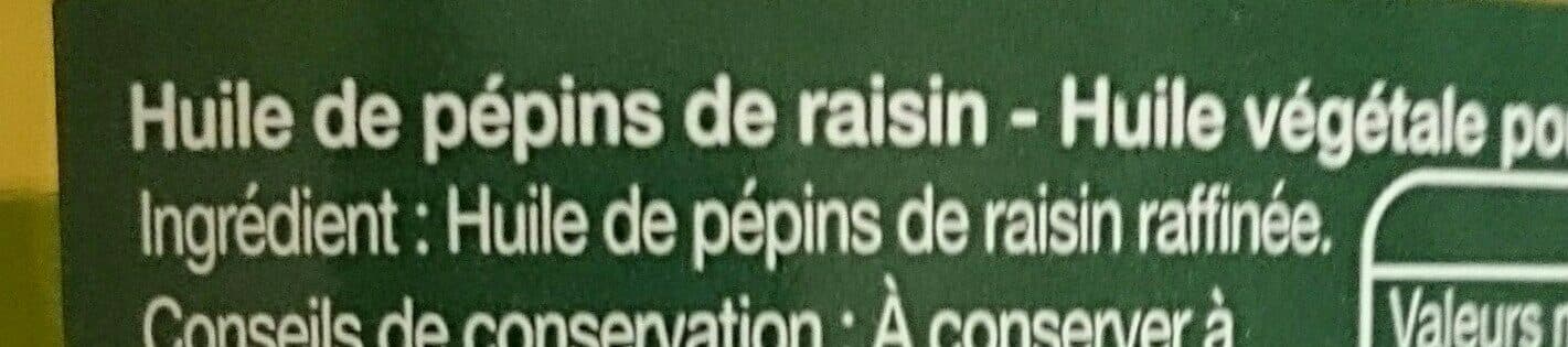 Auchan Huile de Pépins de raisin - riche en Vitamine E * packshot