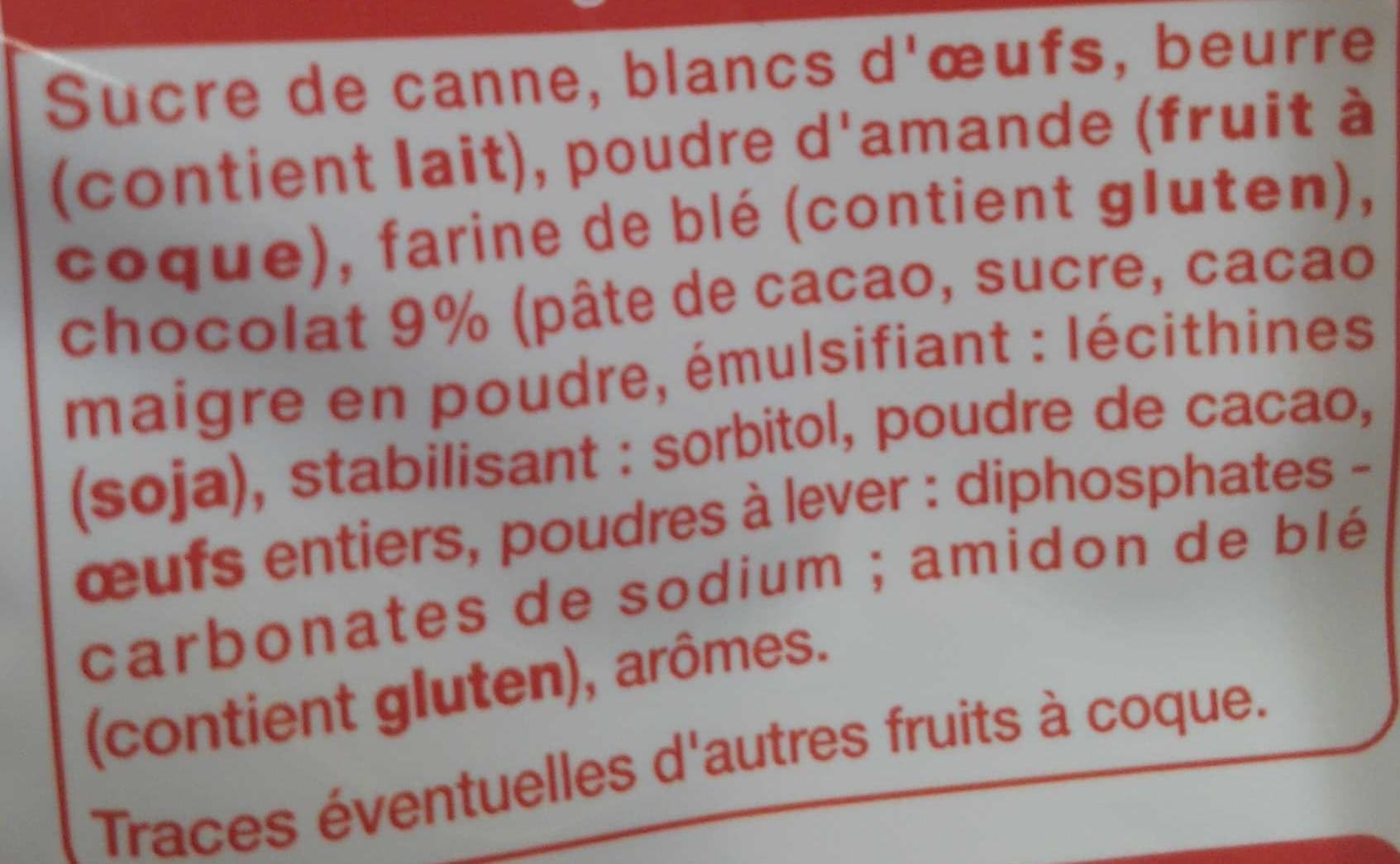 Auchan Mini moelleux au chocolat packshot