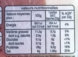 Auchan Jambon sec supérieur fumé packshot