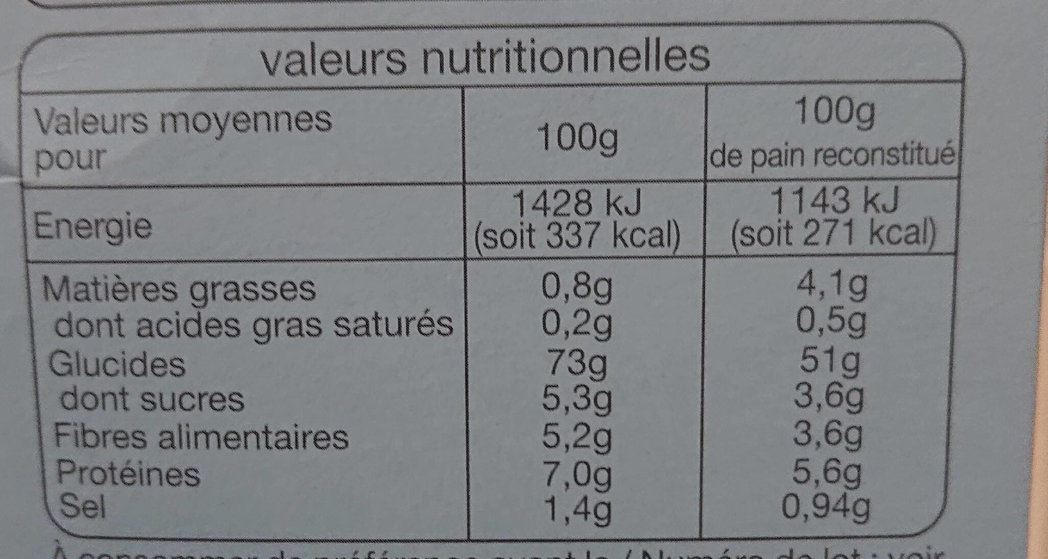 Auchan Préparation pour pain sans gluten packshot