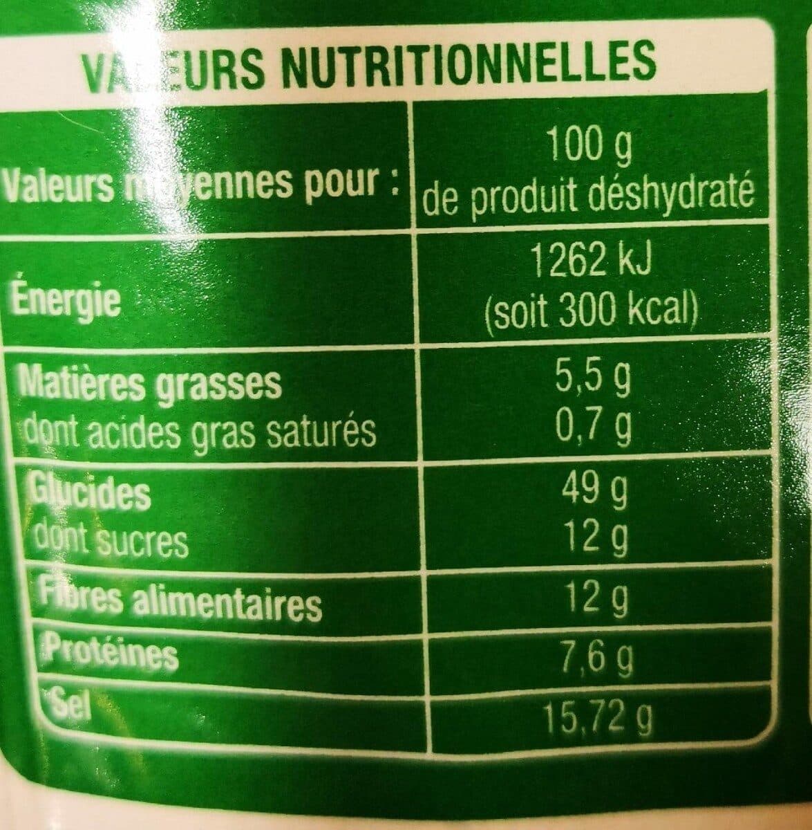 Auchan papillote aux herbes de Provence packshot