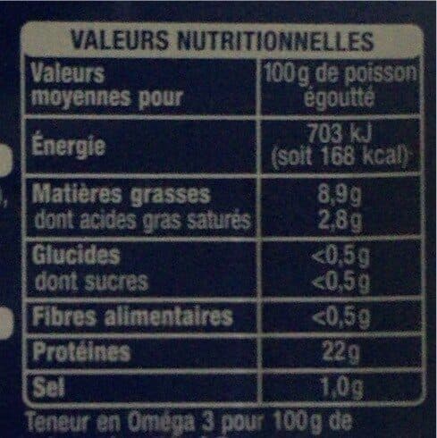Auchan Filets de sardines au naturel packshot