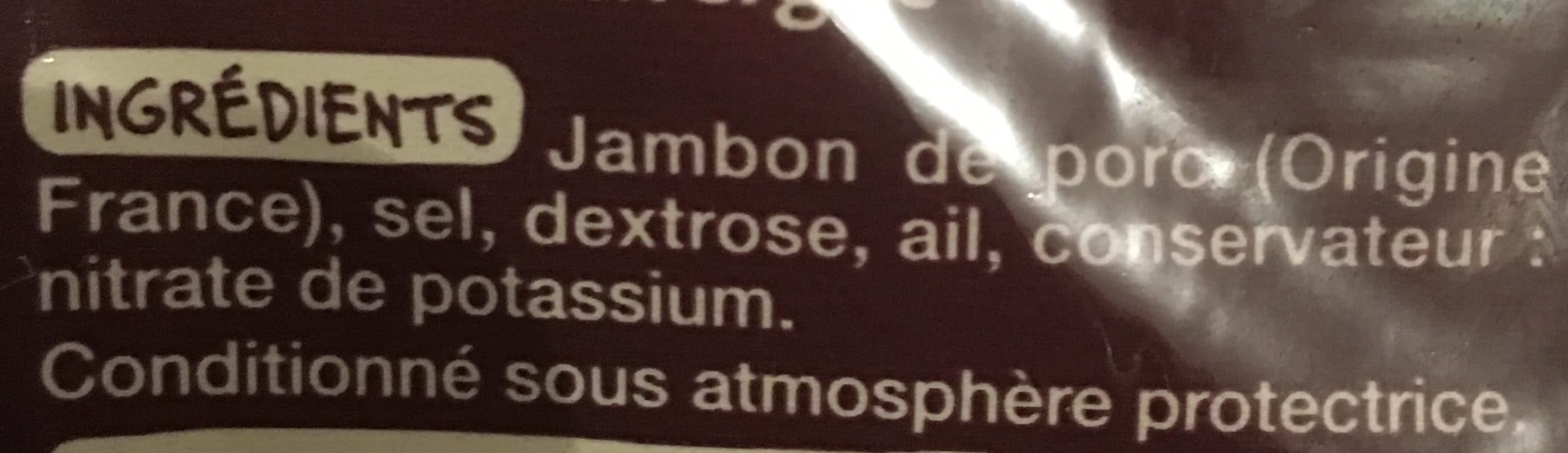 Auchan Jambon d'Auvergne sans conservateur packshot
