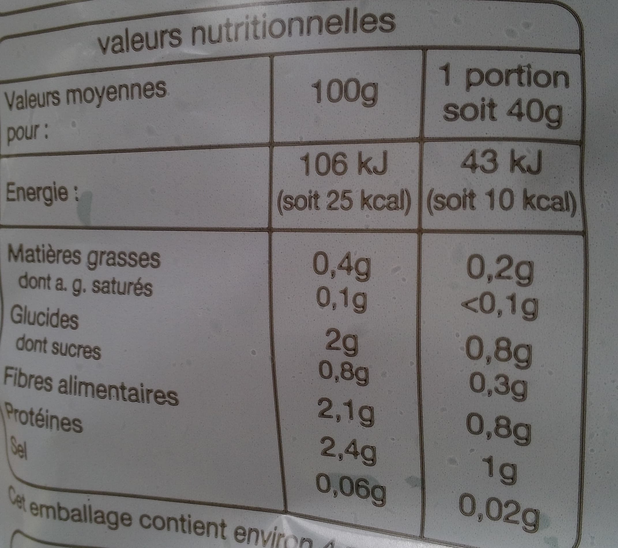 Auchan Mâche roquette packshot