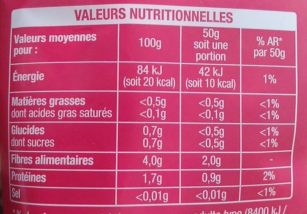 Auchan Frisée 100% Coeur packshot