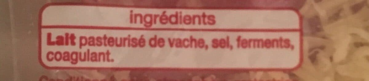 Auchan Emmental râpéPETIT 100G packshot