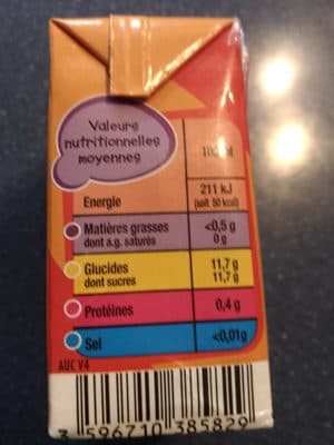 Auchan Jus d'ananas à base de concentré packshot