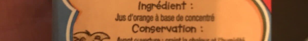 Auchan Auchan - jus d'orange à base de concentré packshot