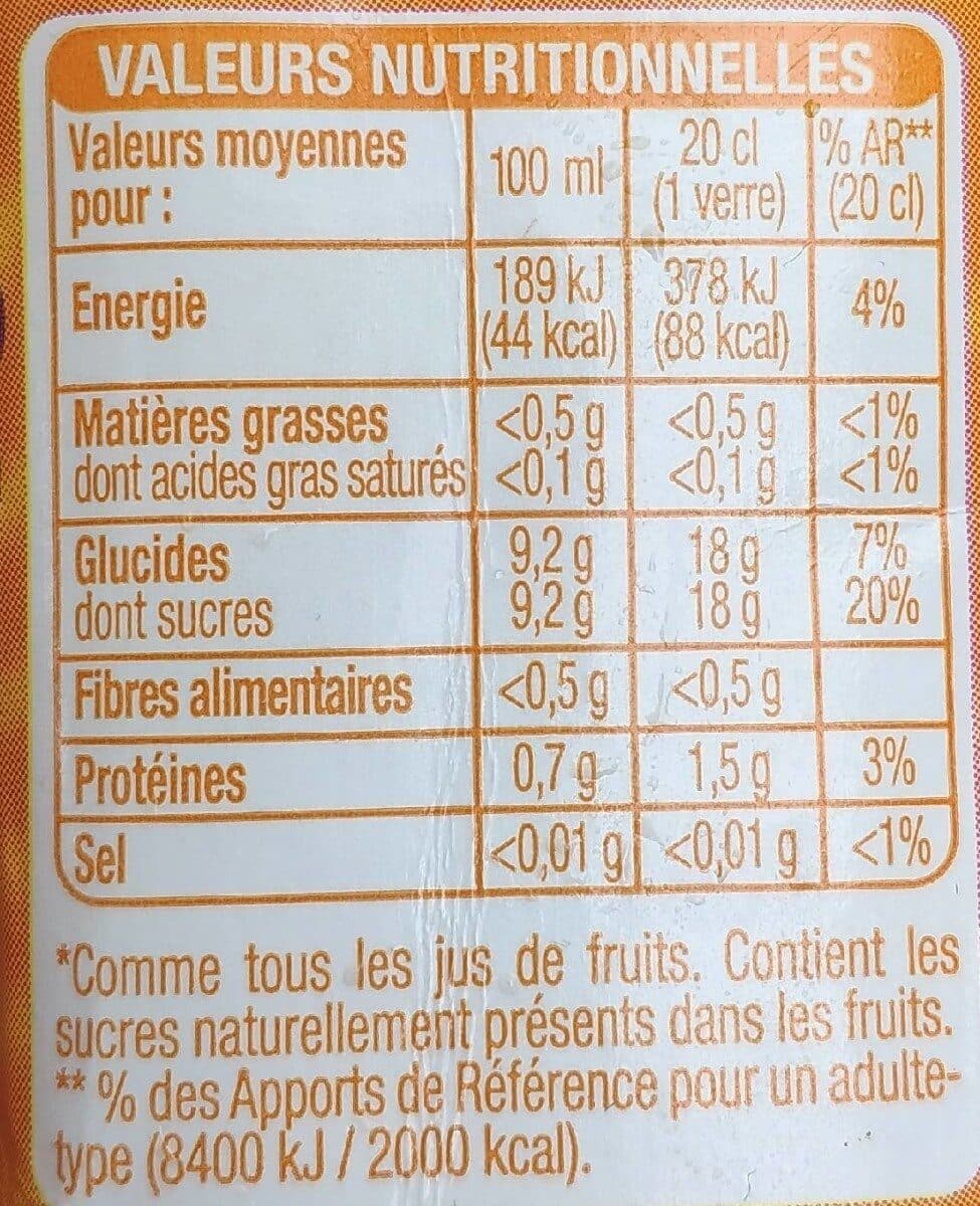 Auchan Auchan - jus d'orange à base de concentré packshot