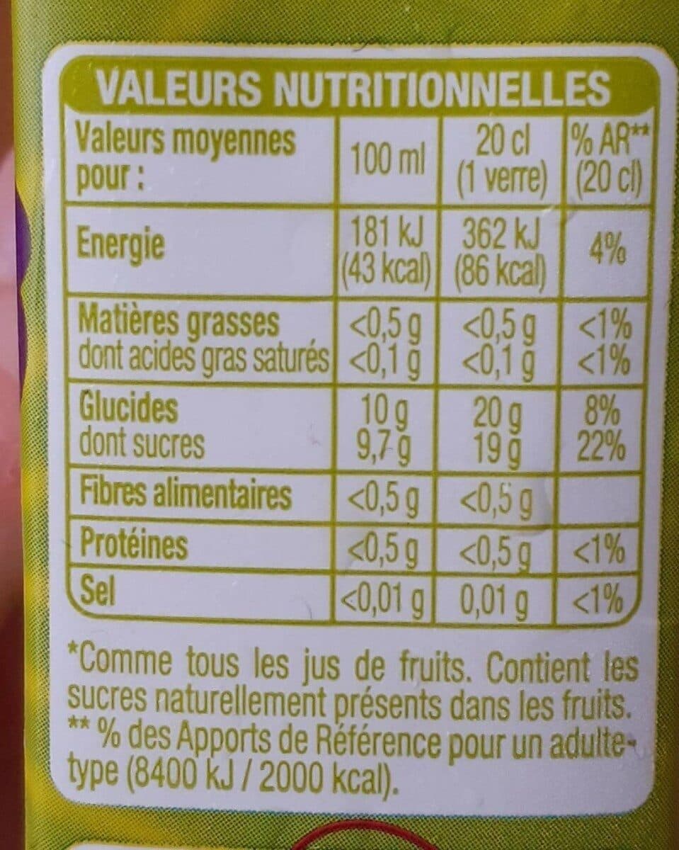 Auchan Auchan - Jus de pomme à base de concentré packshot
