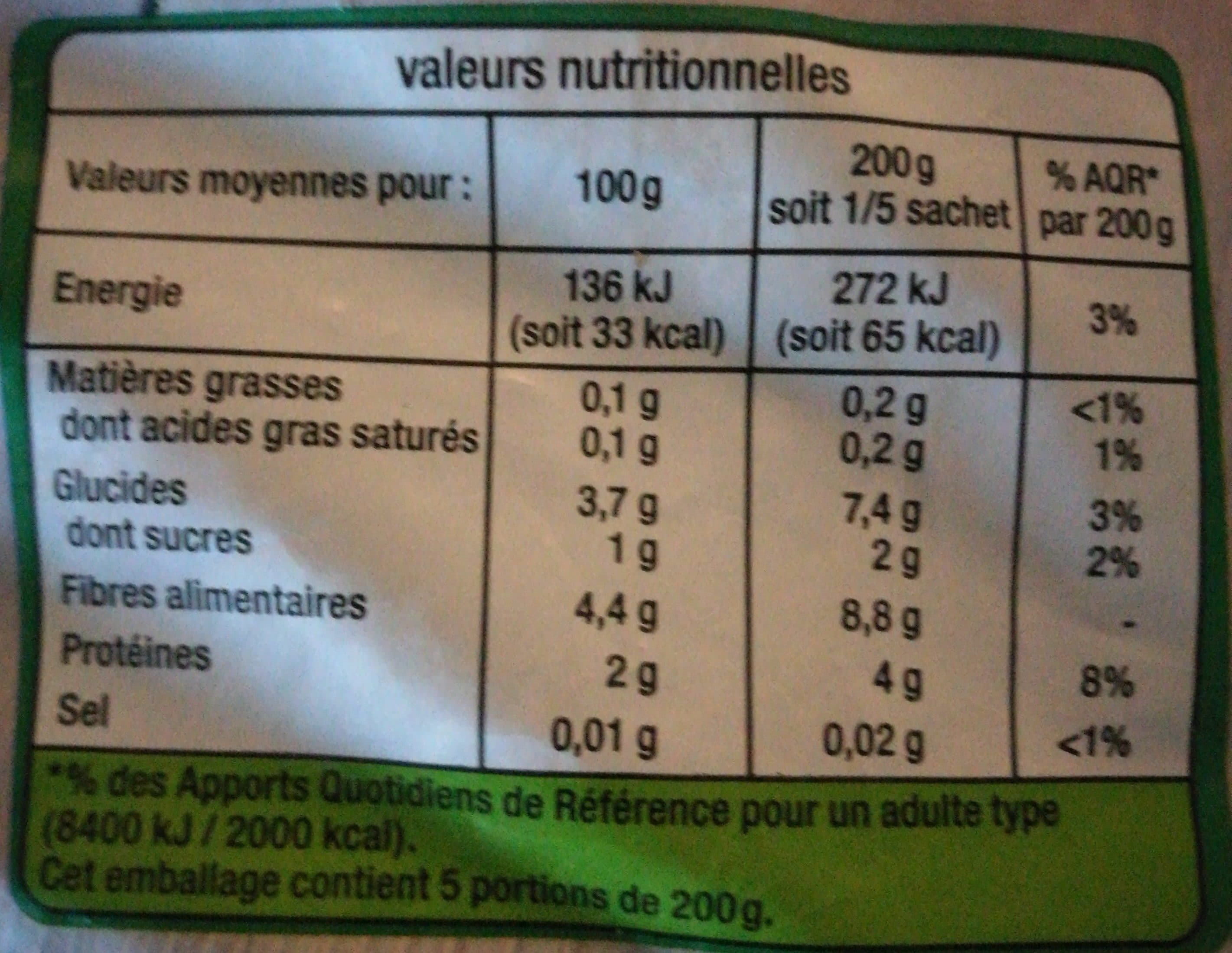Auchan Haricots verts extra-fins packshot