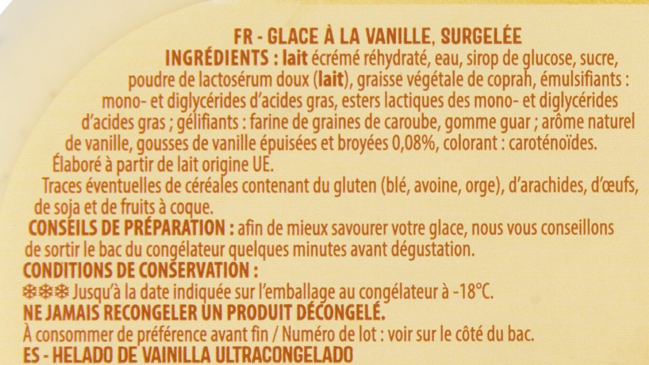 Auchan Vanille packshot