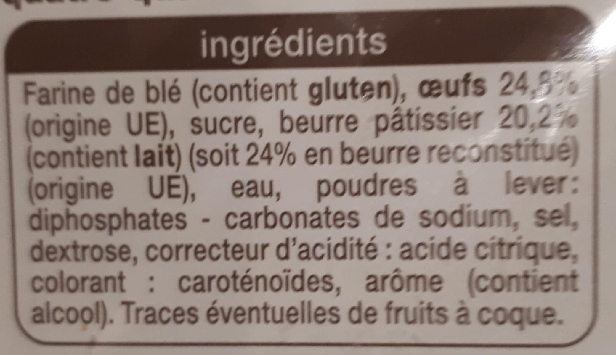 Auchan Quatre-Quarts Pur Beurre packshot