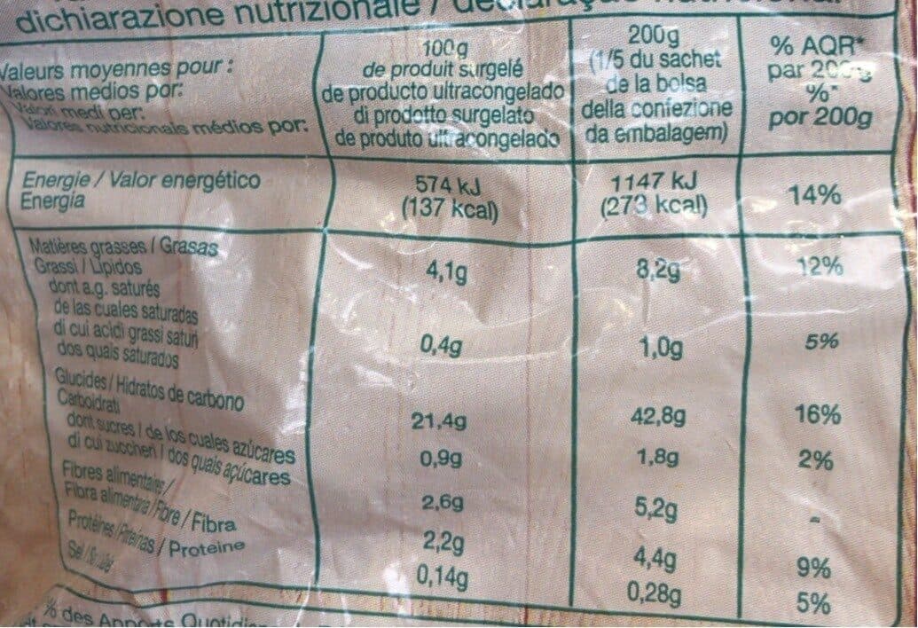 Auchan Les Frites extra fines packshot