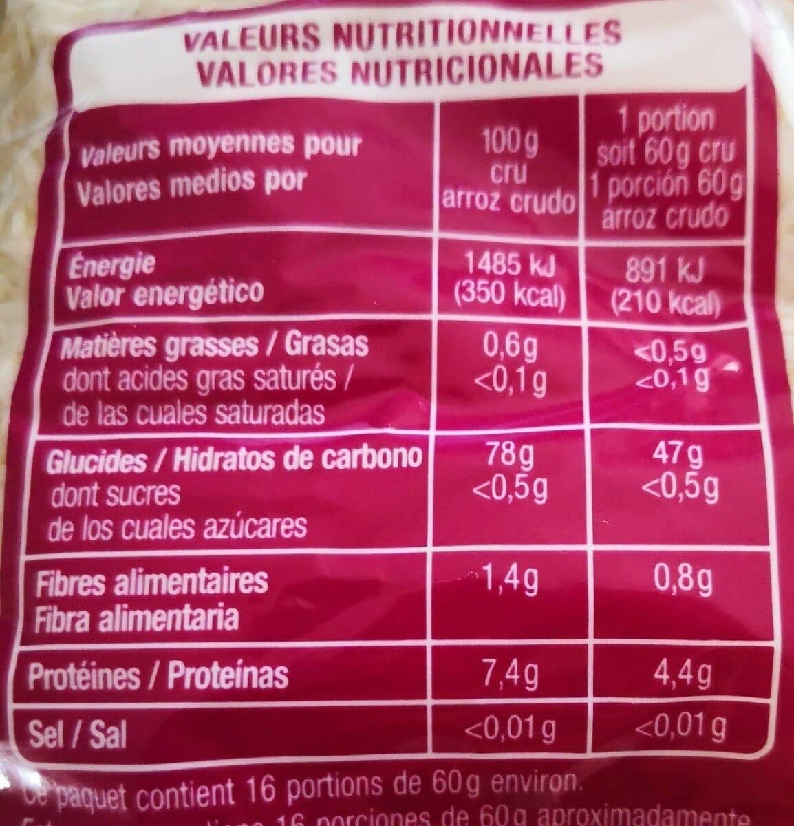 Auchan Riz basmati packshot