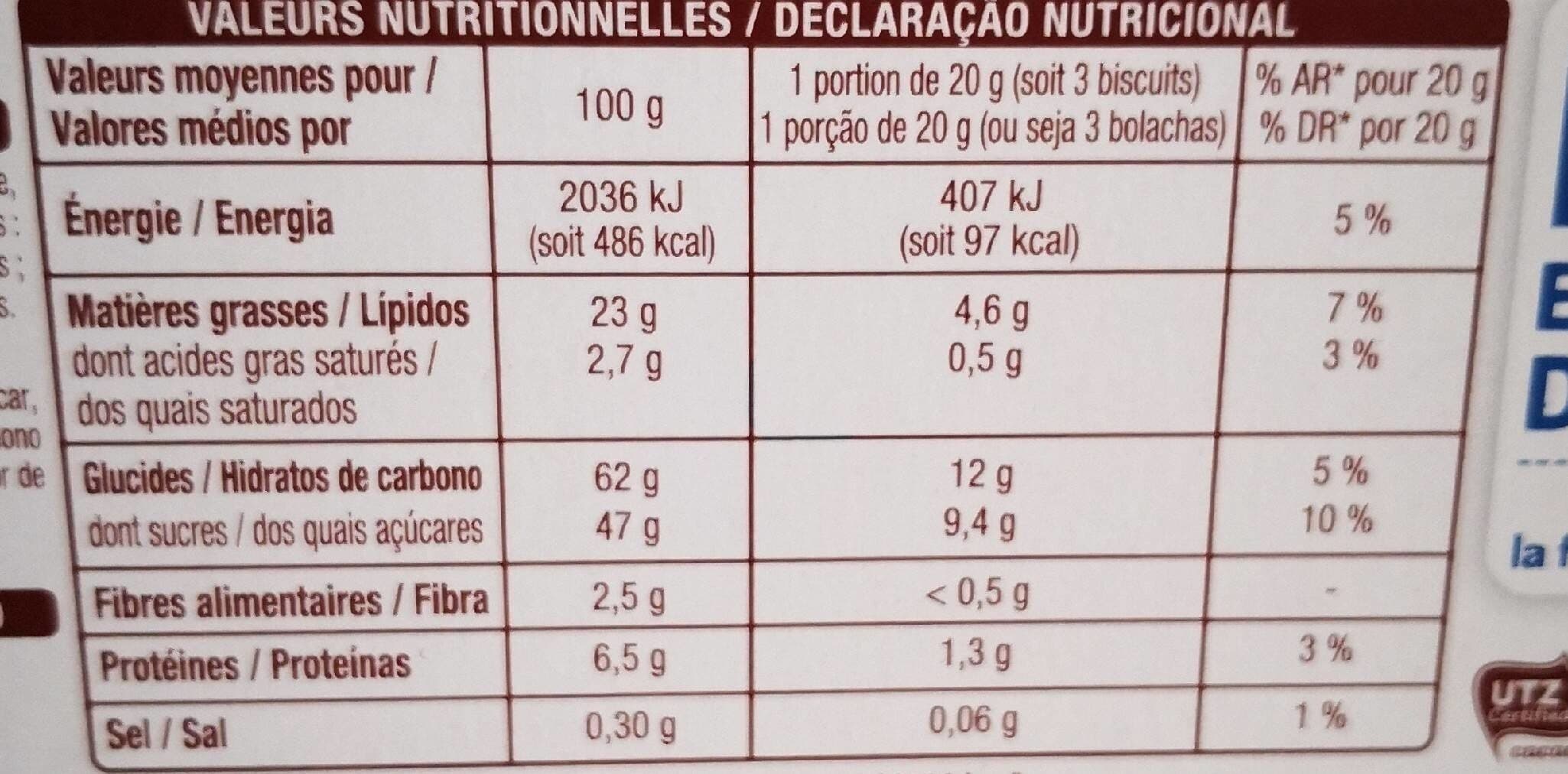 Auchan Barquettes chocolat-noisettes packshot