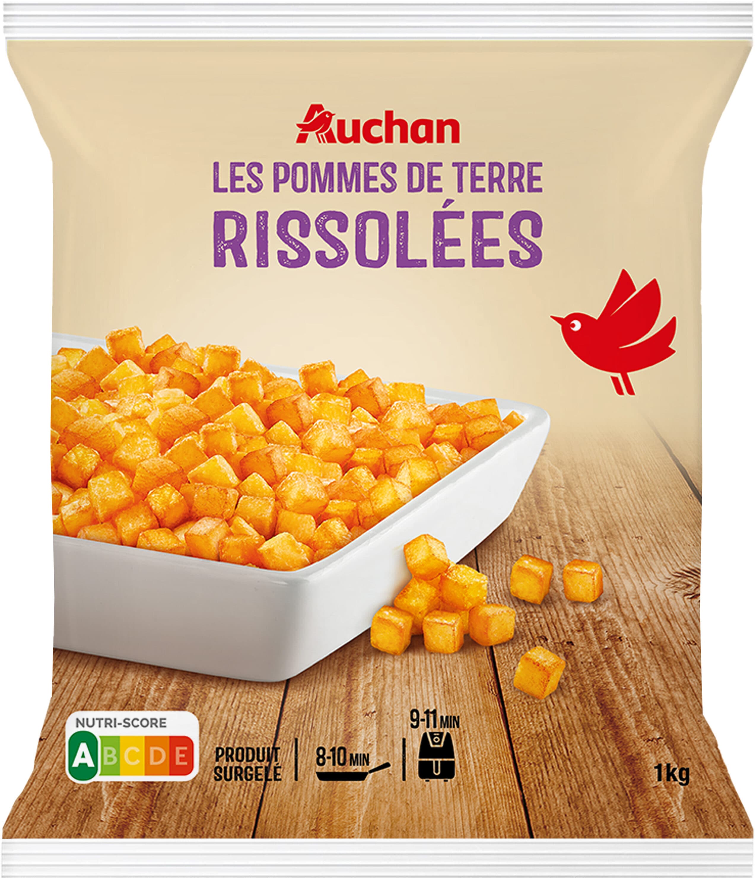Auchan Les pommes de terre rissolées packshot