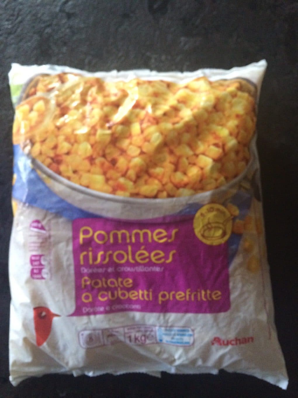 Auchan Les pommes de terre rissolées packshot