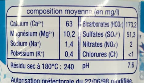 Auchan Eau de source de montagne packshot