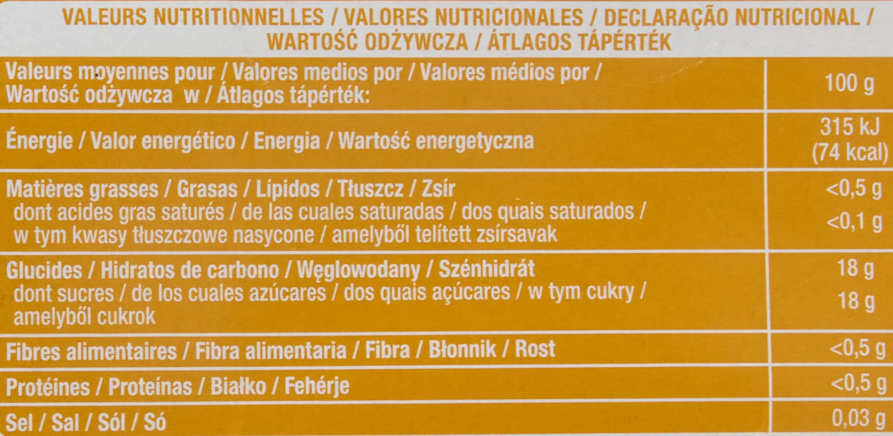 Auchan Fruity colors packshot
