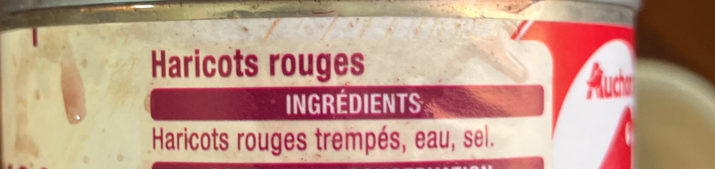 Auchan Haricots rouges packshot