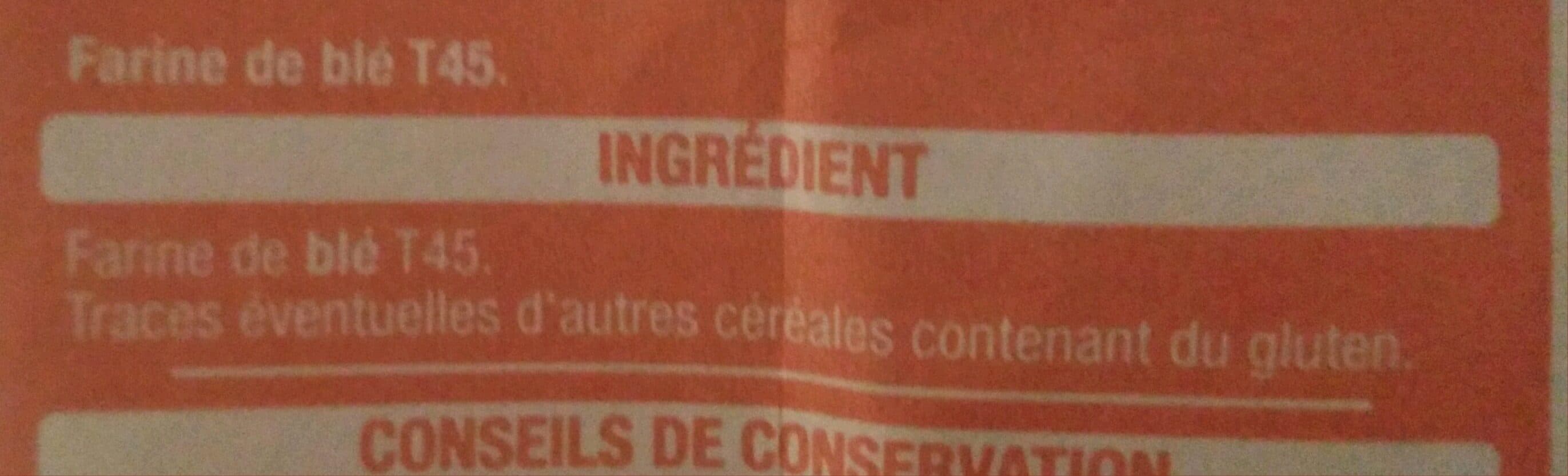 Auchan Farine de blé T 45 packshot