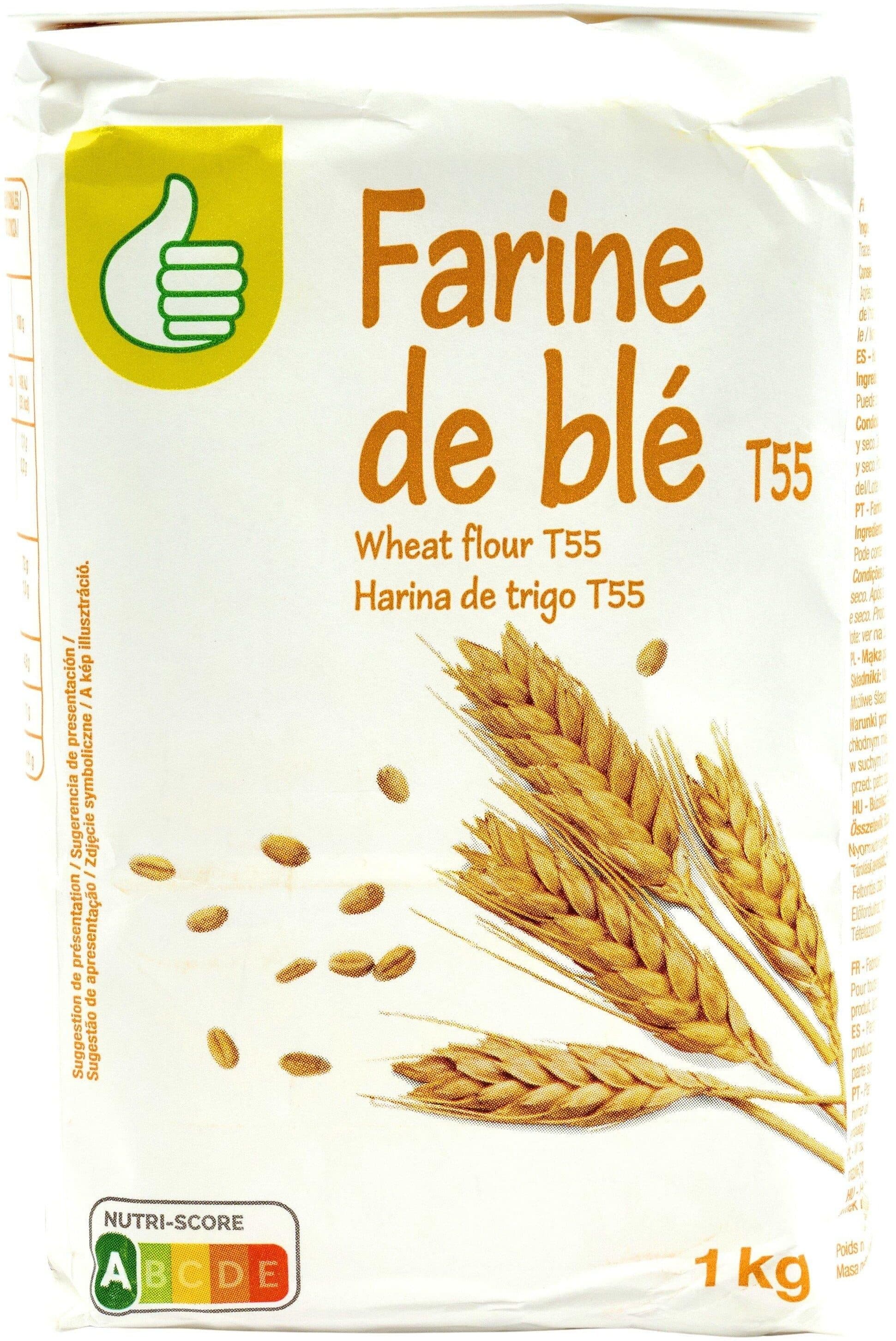 Auchan Farine de blé T55 packshot