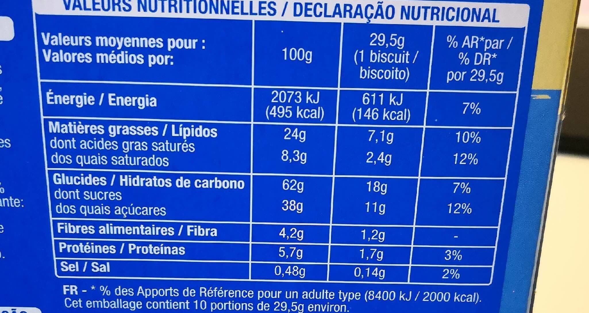 Auchan Mon goûter croquant chocolat au lait packshot