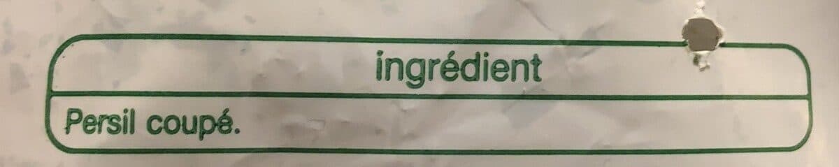 Auchan Persil finement coupé packshot