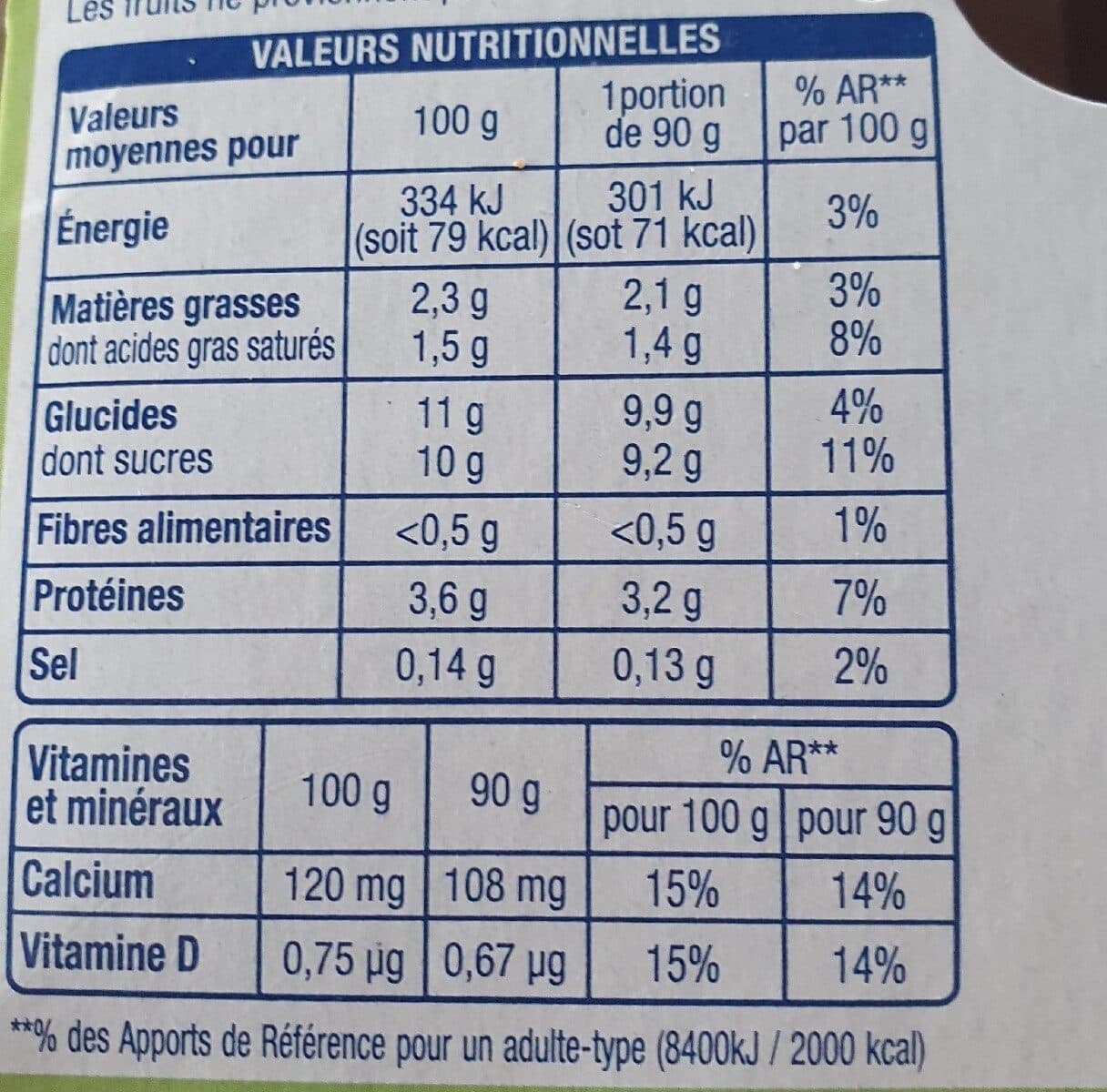 Auchan Gourde de Yaourt RIK et ROK fraise ou abricot packshot