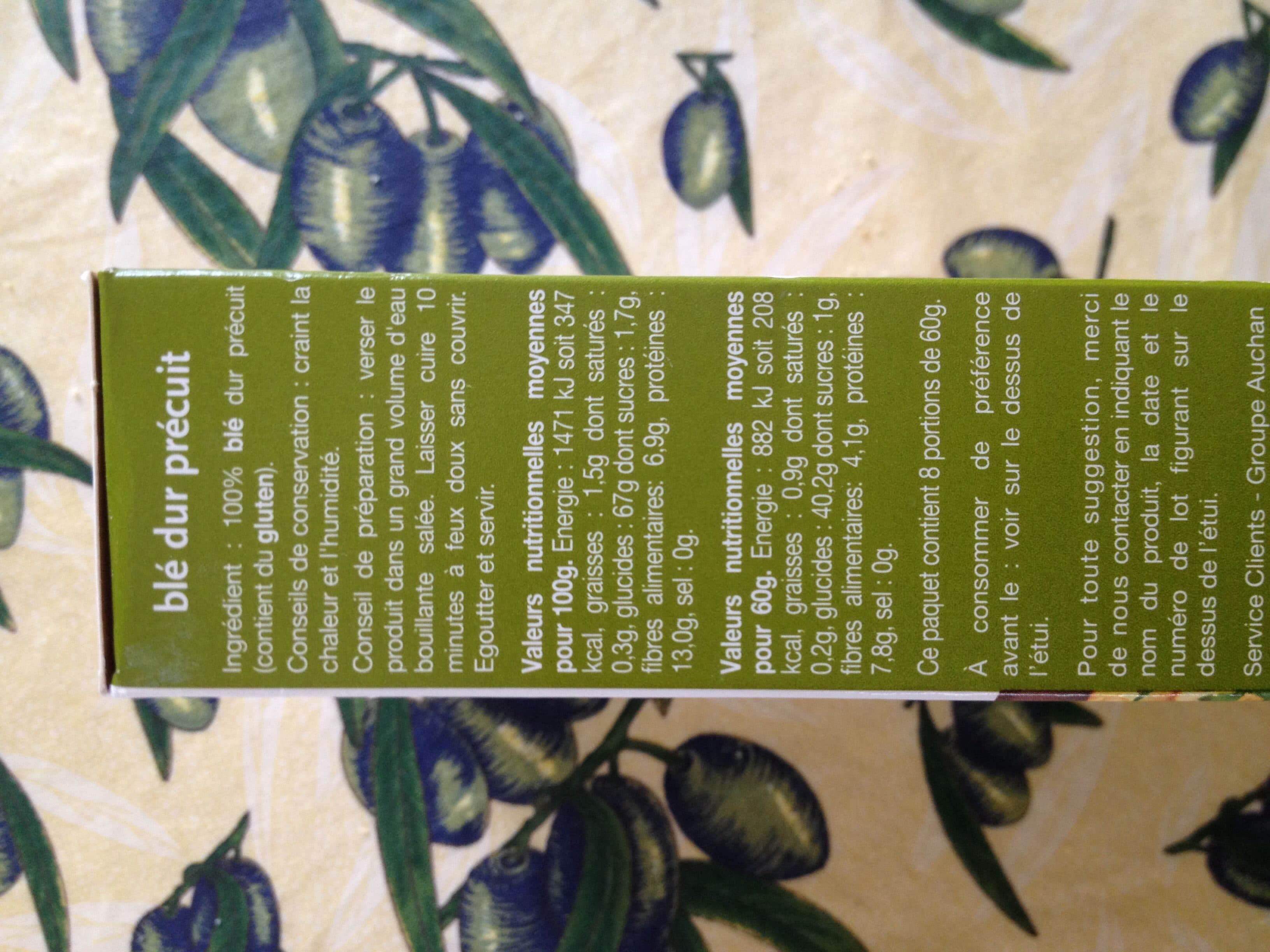 Auchan Grains de Blé nature packshot