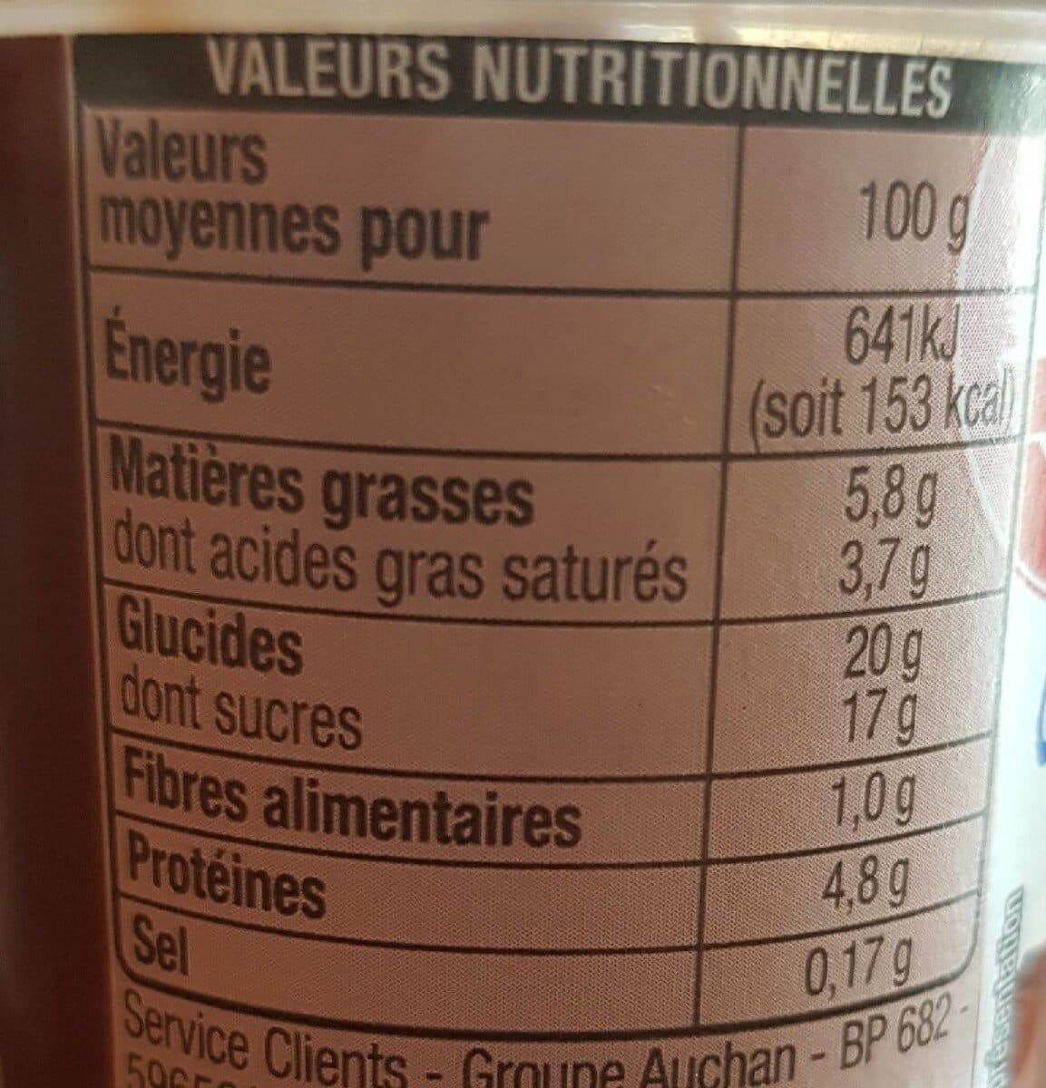 Auchan CRAPULO'S+ de 70% de Lait packshot