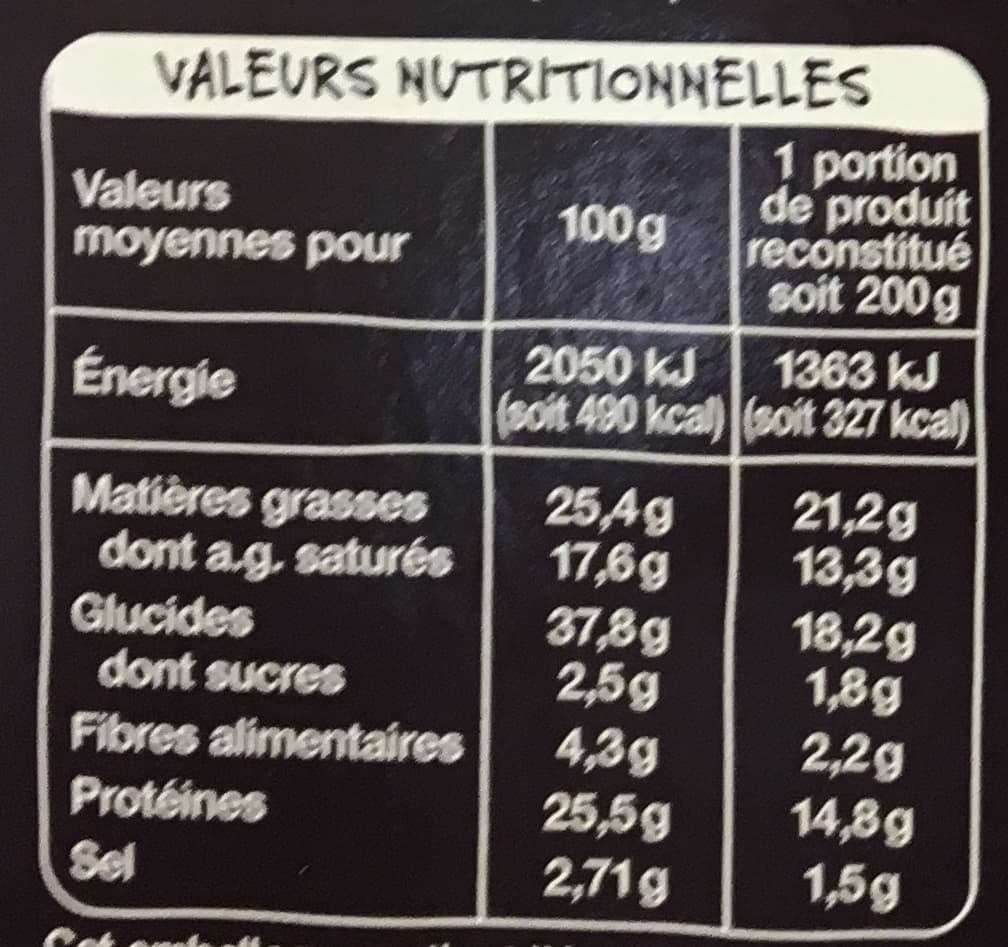 Auchan Préparation pour Aligot d'Auvergne packshot