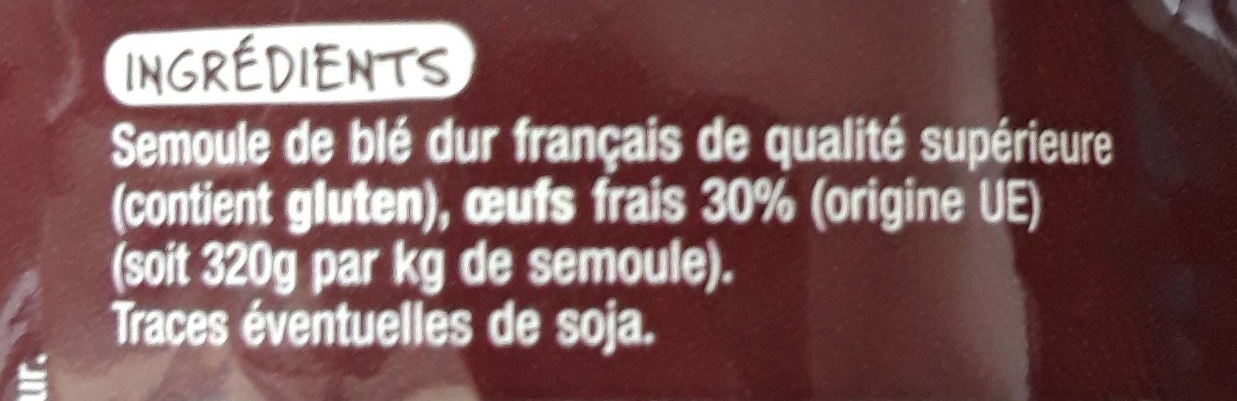 Auchan Torsades pâtes d'Alsace IGP aux 7 œufs frais packshot