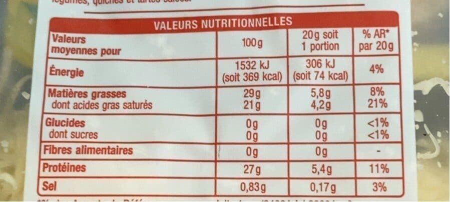 Auchan Emmental râpéGEANT 750G packshot