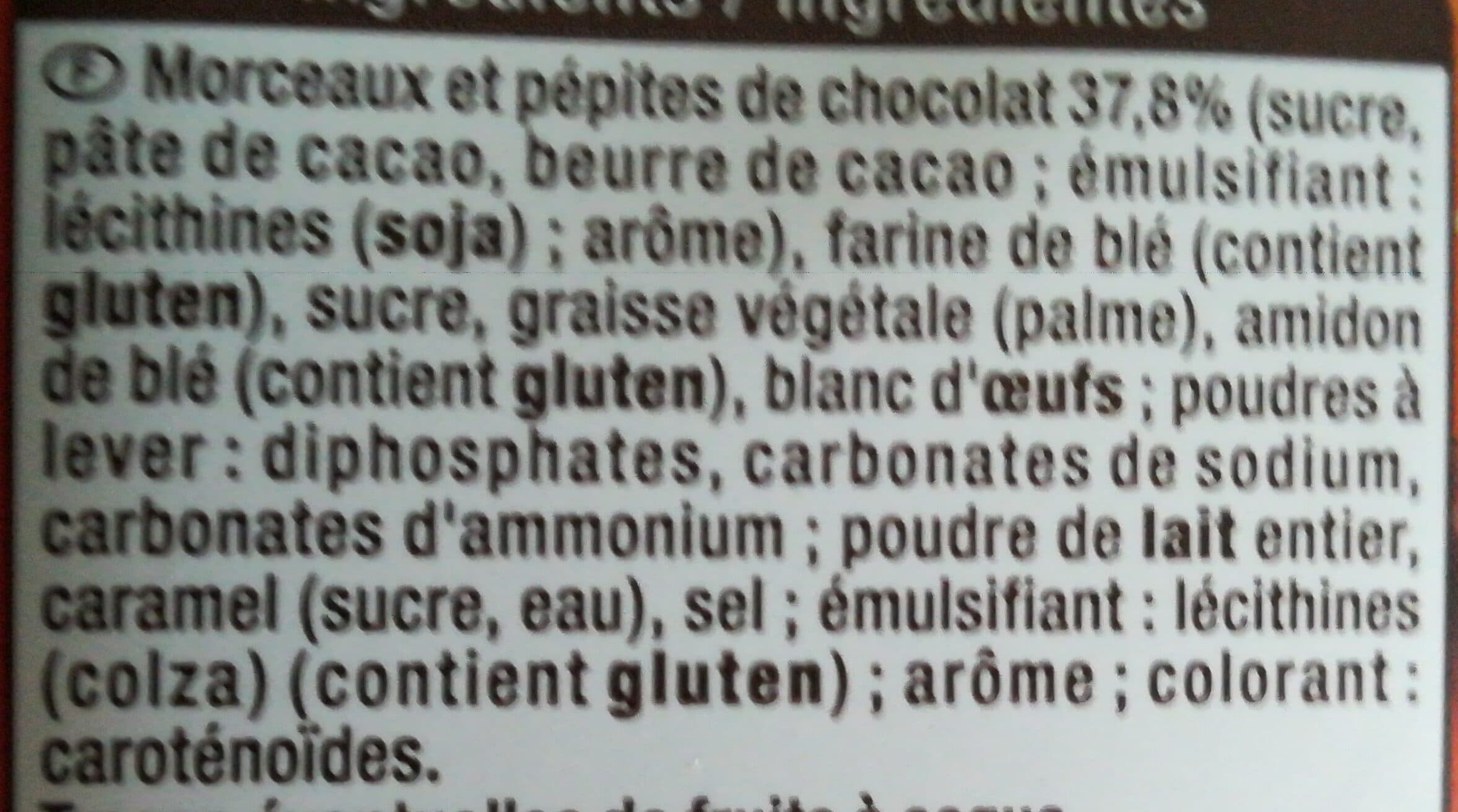 Auchan Les gourmands - Cookies maxi pépites de chocolat packshot
