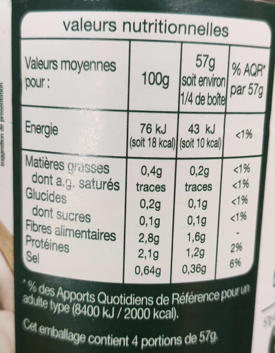 Auchan Champignons de Paris entiers 1er choix packshot