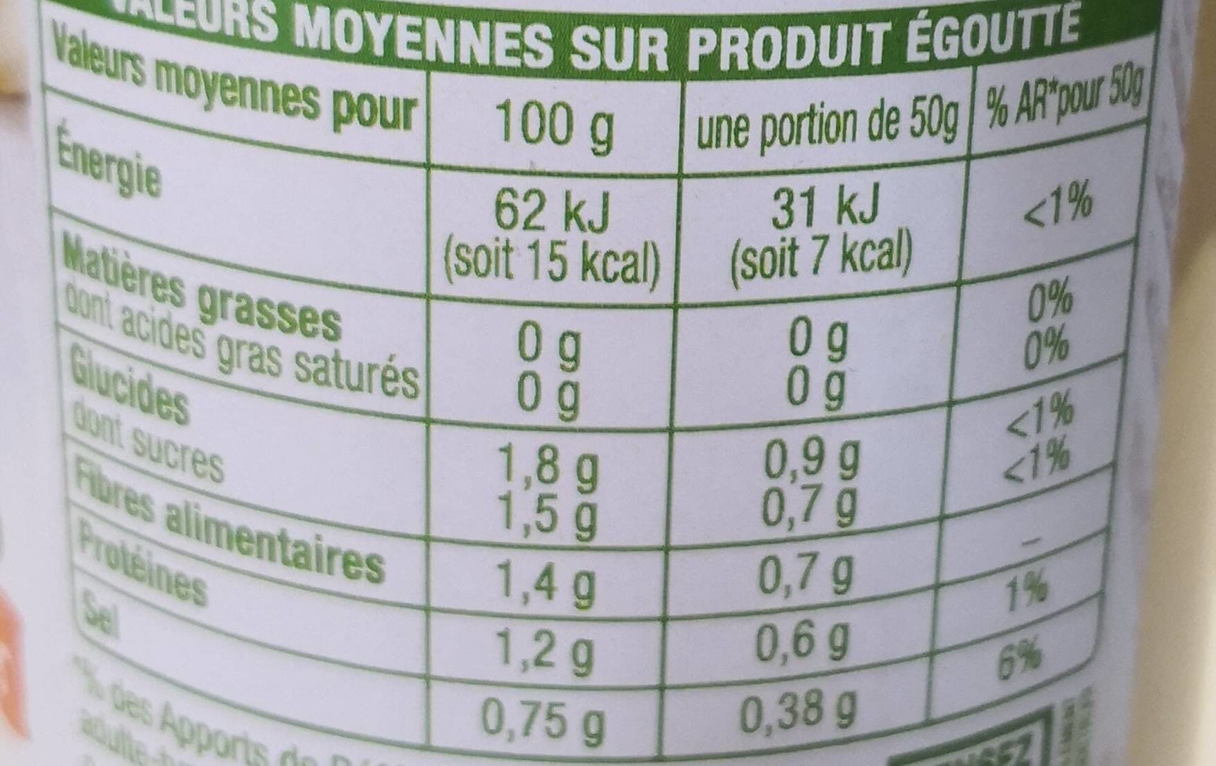 Auchan Asperges blanches moyennes packshot