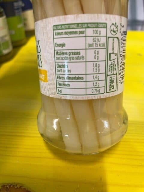 Auchan Asperges blanches miniatures packshot