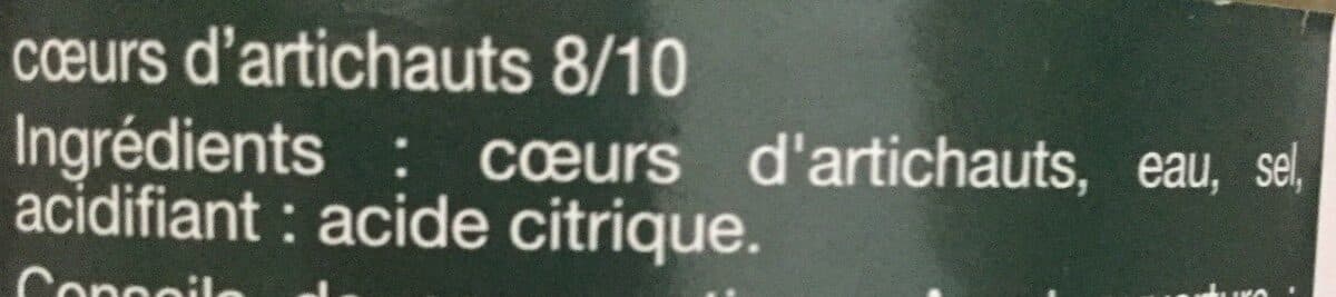 Auchan Coeurs d'artichauts packshot