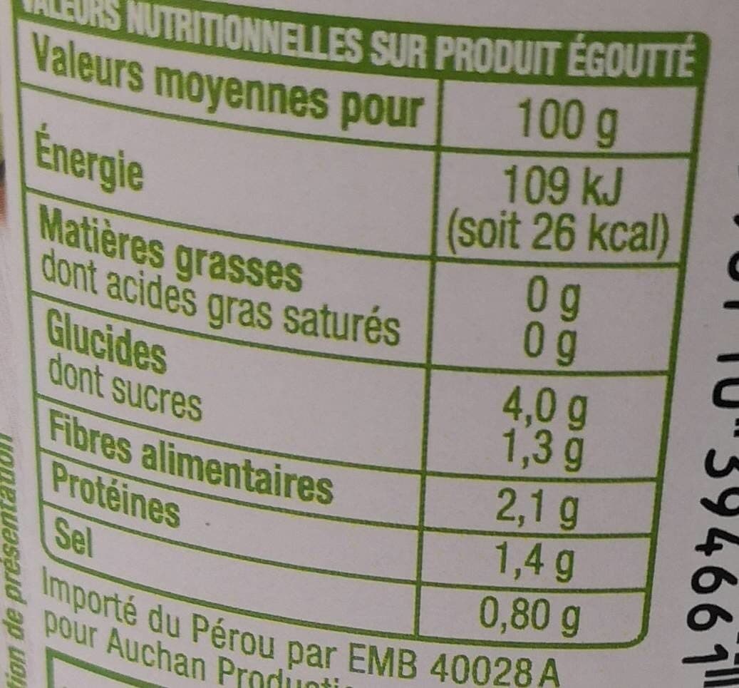 Auchan Coeurs d'artichauts packshot