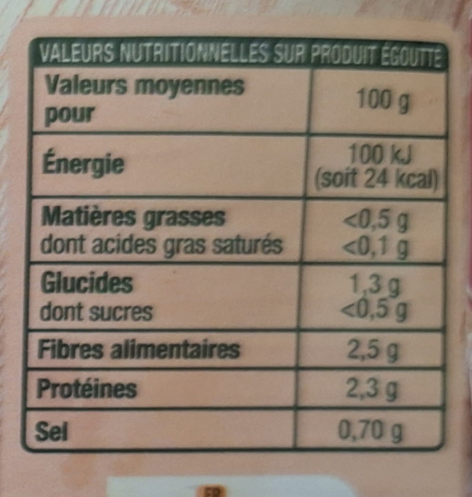 Auchan Cœurs de Palmier Sauvage packshot