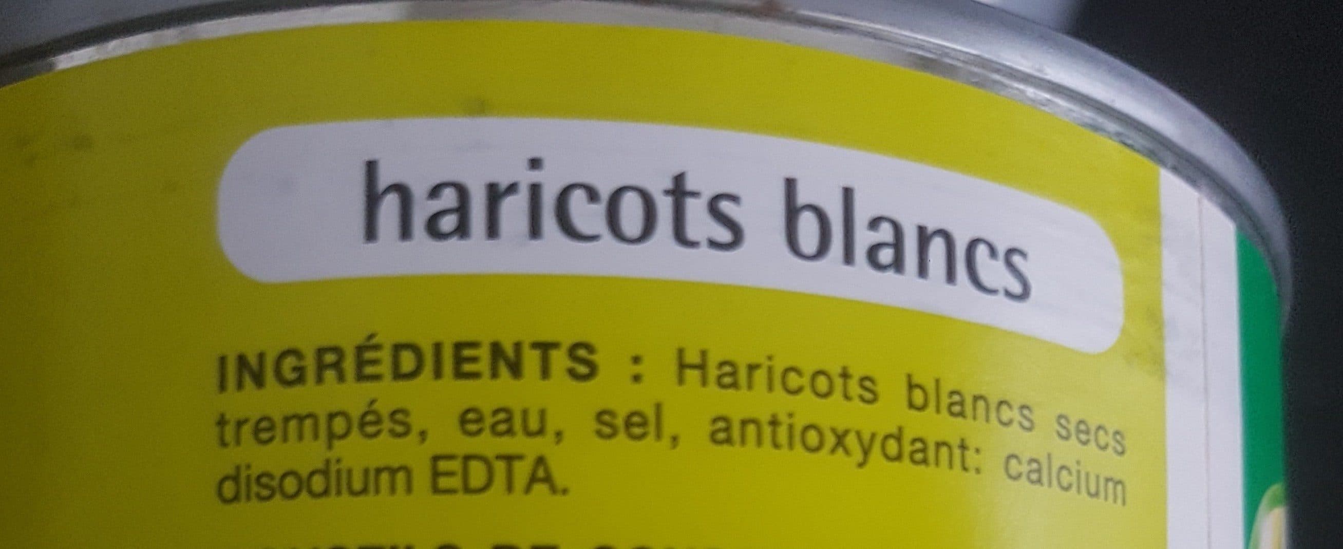 Open Food Facts Haricots blancs packshot