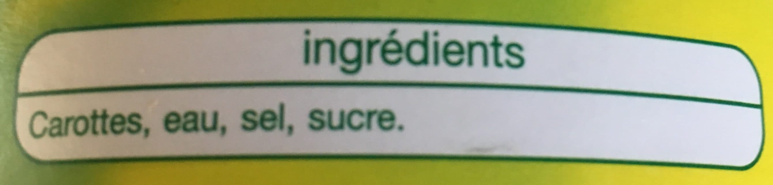 Auchan Carottes extra-fines packshot